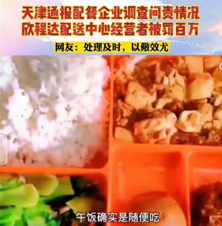 天津配餐事件爆料人最新,食品安全问题触目惊心